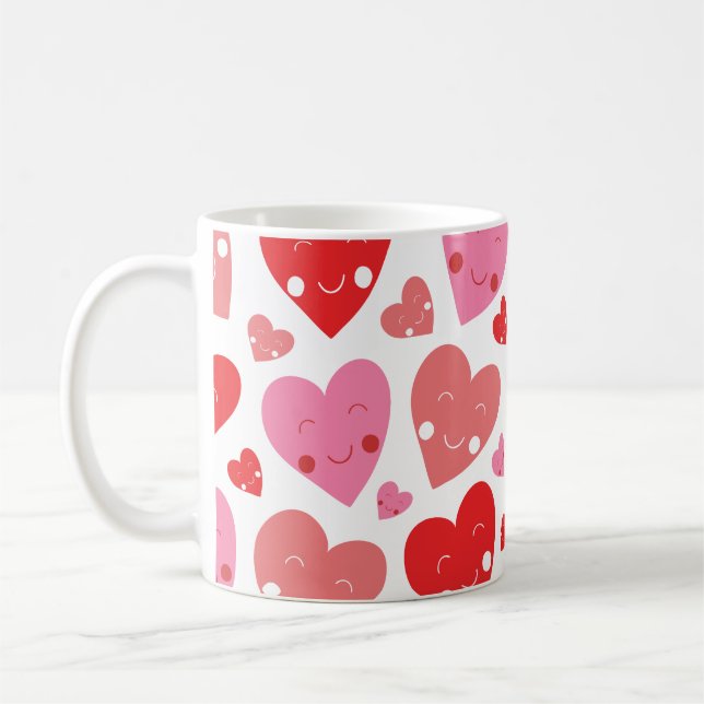 Caneca De Café Amor Coração (Esquerda)