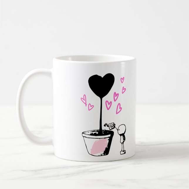 Caneca De Café Amor Cultiva Café Mug (Esquerda)