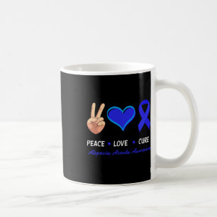 Caneca De Café Amor Cure Alopecia Areata Consciência