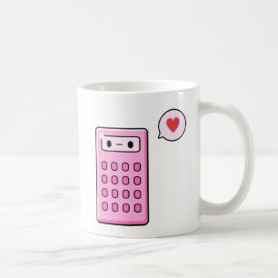 Caneca De Café Amor da calculadora