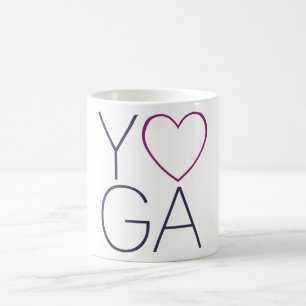 Caneca De Café amor da ioga