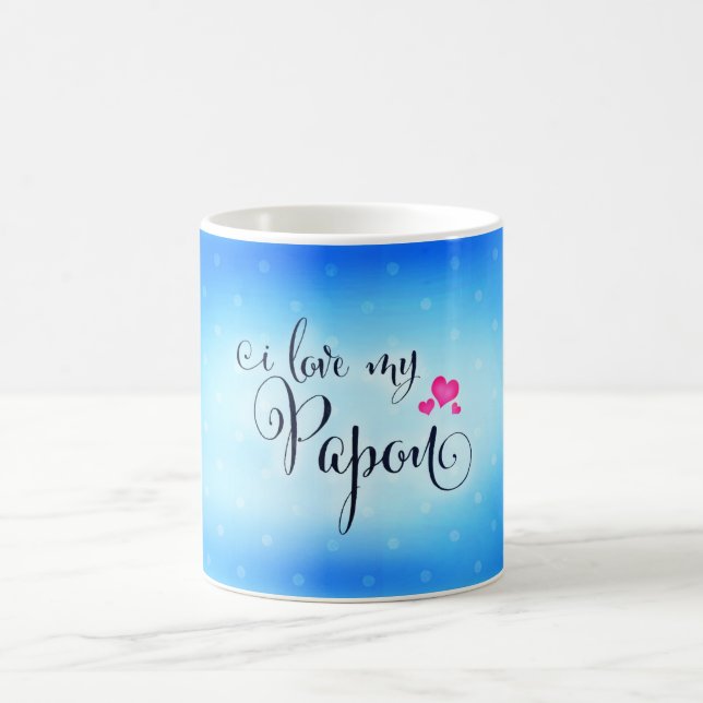 Caneca De Café Amor de 311 I meu Papou (Centro)