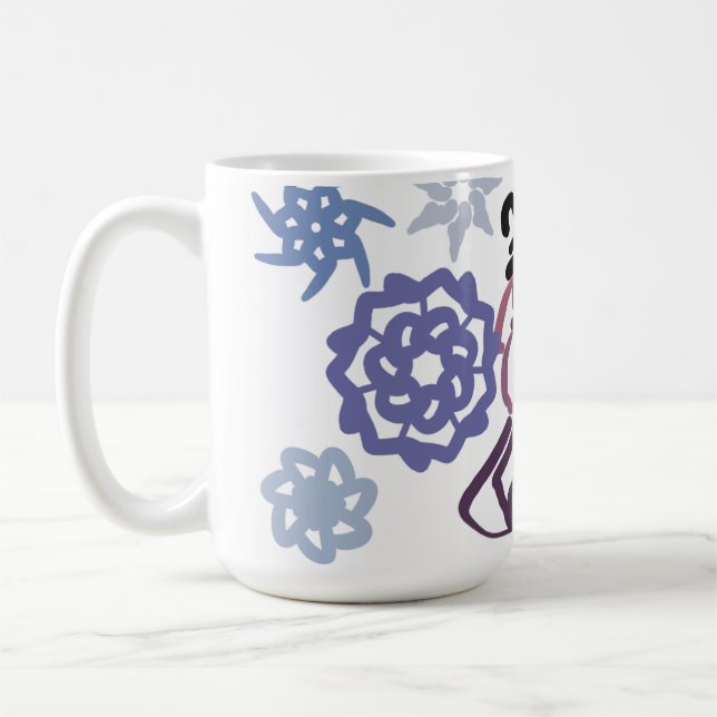 Caneca De Café amor de bola de Sugar Plum  (Esquerda)