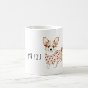 Caneca De Café Amor de Cachorro de Creme Doce