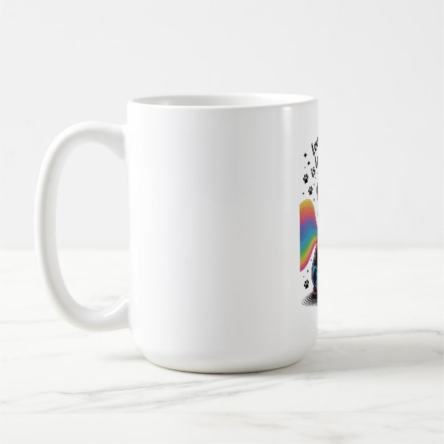 Caneca De Café Amor de Dachshund que Fica é Amor que Escuta (Esquerda)
