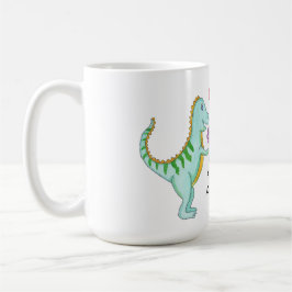 Caneca De Café Amor de Dinossauro