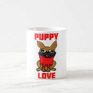 Caneca De Café Amor de filhote de cachorro