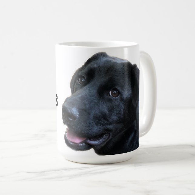Caneca De Café Amor de Labrador (Frente Esquerda)