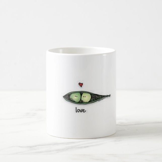 Caneca De Café Amor de Peapod (Centro)