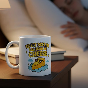 Caneca De Café Amor de queijo doce sonho Cheesy presente