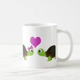 Caneca De Café Amor de Tartaruga