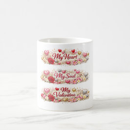 Caneca De Café Amor de Valentim 