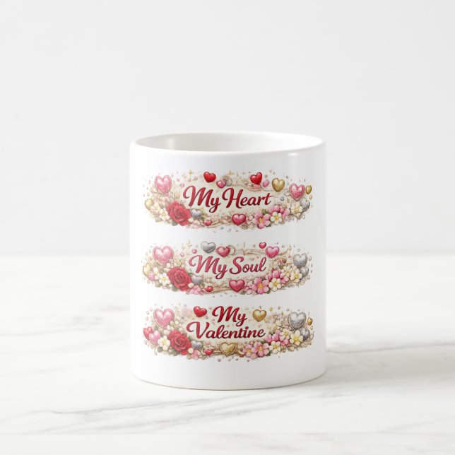 Caneca De Café Amor de Valentim  (Centro)