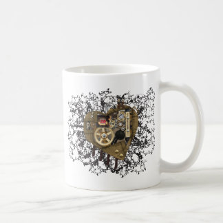 Caneca De Café Amor do coração de Steampunk
