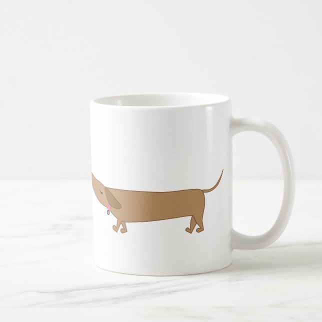 Caneca De Café amor do doxie (Direita)