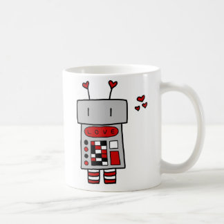 Caneca De Café Amor do robô