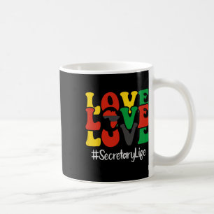 Caneca De Café Amor do Secretário Mulheres Afro-Americanas Histór