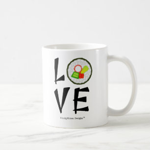 Caneca De Café Amor do sushi