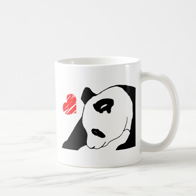 CANECA DE CAFÉ AMOR DO URSO DE PANDA (Direita)