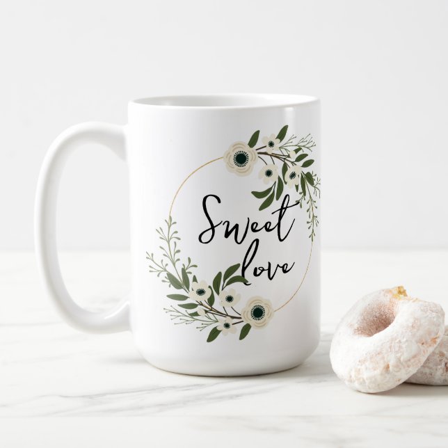 Caneca De Café Amor doce (Com Donut)