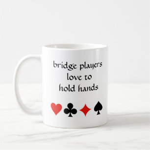 Caneca De Café Amor dos jogadores de ponte para guardarar as mãos