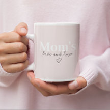 Amor e abraços da mãe | Pink Pastel Elegante