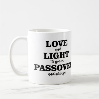 Caneca De Café Amor E Luz Para Você Na Passover E Sempre!