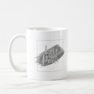 Caneca De Café Amor e paz, Lovemug, Café Mug