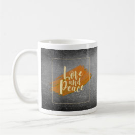 Caneca De Café Amor e paz, Lovemug, Café Mug