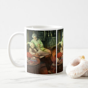 Caneca De Café Amor e Romance Vintage; Avós Românticos