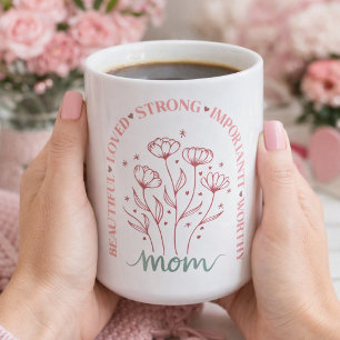 Caneca De Café Amor em Festa para a Mamãe