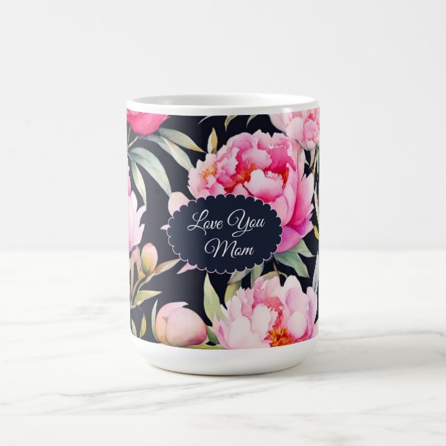 Caneca De Café Amor em Flor para a Mamãe (Centro)