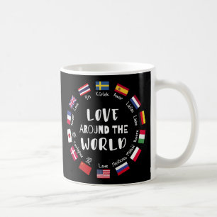 Caneca De Café Amor em todo o mundo Idiomas 