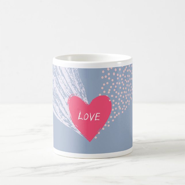 Caneca De Café Amor Em Um Coração (Criador carregado)