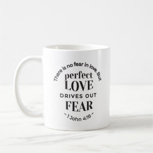 Caneca De Café Amor Eterno - 1 Arte de Citação das Escrituras Joh