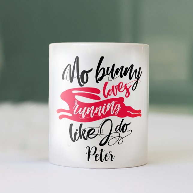 Caneca De Café Amor Executar Escrita Moderna Motivação Engraçada  (Criador carregado)