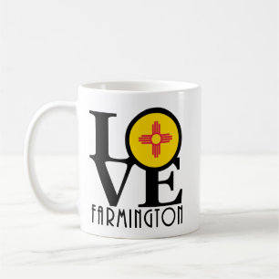 Caneca De Café AMOR Farmington Novo México 11oz