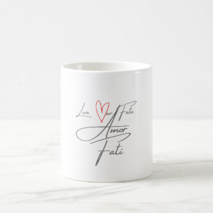 Caneca De Café Amor Fati - Ame Nosso Destino