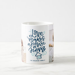 Caneca De Café Amor faz da casa uma casa que marca duas fotos