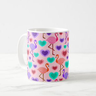 Caneca De Café Amor Flamingo