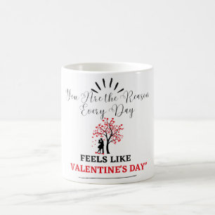 Caneca De Café "Amor Icônico, Um Cheio Coração de Emoções - Doce 