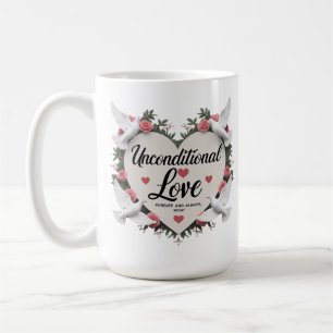 Caneca De Café Amor incondicional - Para sempre e sempre, mãe