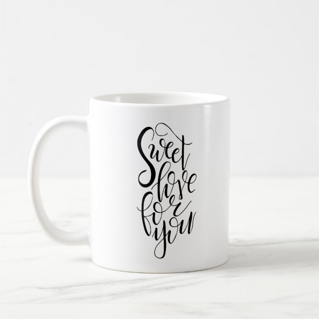 Caneca De Café Amor Legal Para Você Mug (Esquerda)