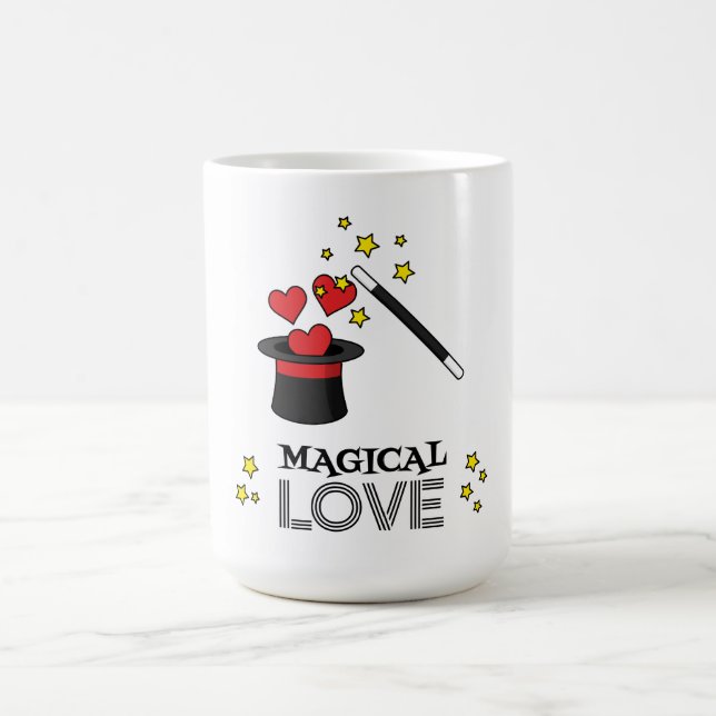 Caneca De Café Amor Mágico - Preto (Centro)