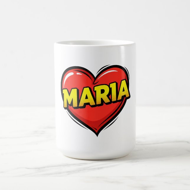 Caneca De Café Amor Maria (Centro)