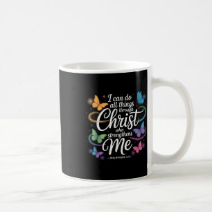 Caneca De Café Amor Na Fé Cristã Para Meninas Mulheres Posso Faze