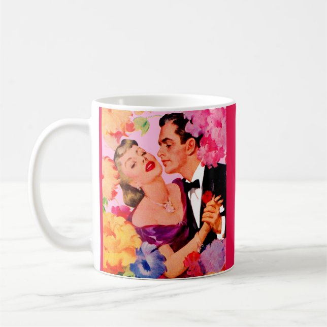 Caneca De Café amor na floração (Esquerda)