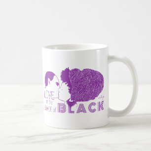 CANECA DE CAFÉ AMOR NEGRO EM ROLA