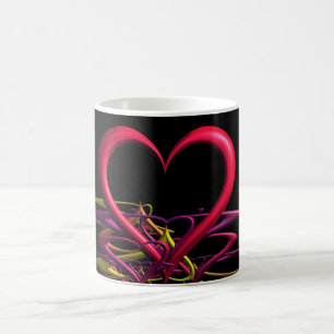Caneca De Café Amor no café da escuridão