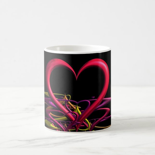 Caneca De Café Amor no café da escuridão (Centro)